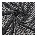 embroidered mesh material sequin black diamond embroidered sequin mesh fabric embroidery on spandex